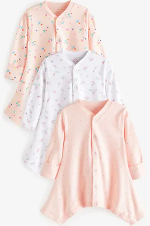 Next Bébé Hip Dysplasie 100% Coton Combinaisons de nuit 3 Lot (0-3ans)9 - Mois 12 (74 - 80cm)