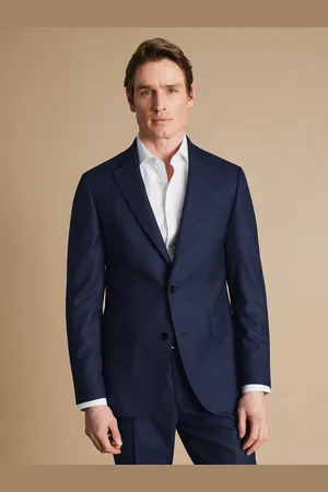 Charles Tyrwhitt Coupe ajustée Combinaison de voyage bout à bout: Veste48 Short (UK 38 S)