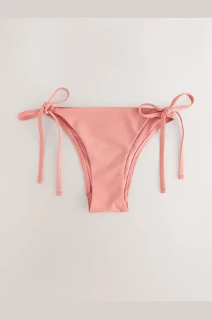 Next Bas de bikini noué sur les côtés blanc