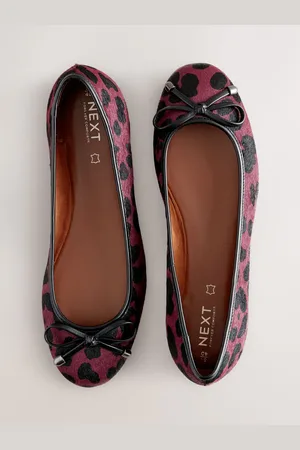 Next Ballerines en cuir à bout rond Forever Comfort