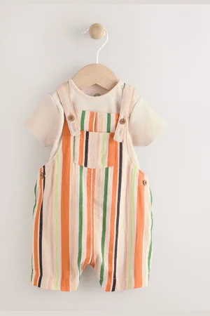 Next Ensemble salopette et body tissé pour bébé (0mths-2yrs)8692cm