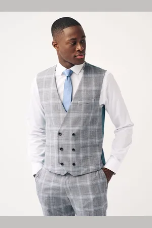 Next Gilet de costume à carreaux à coupe régulière50 Régulier (UK 40 R)