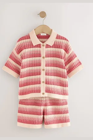 Next 100% Cotton Shirt and Short Crochet Set (3-16yrs)98104cm