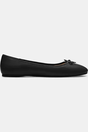 Coach Escarpins Abigail Leather Ballet Black Flats