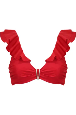 Pour Moi Andalucia Frill Underwired Non Padded Bikini Top75F