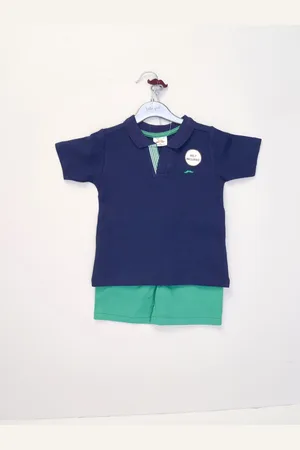 Little Gent Ensemble polo et tenue de short à ceinture122128cm