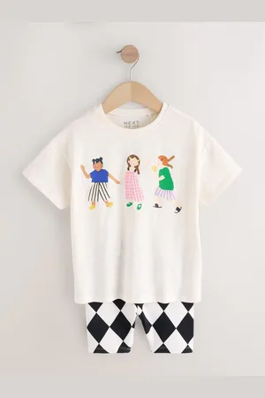 Next Short Sleeve T-Shirt and Cycle Shorts Set (3mths-7yrs)104110cm