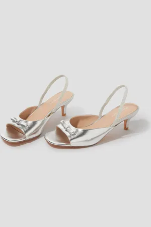 Monsoon Frida métallisé Slingback Kitten heel