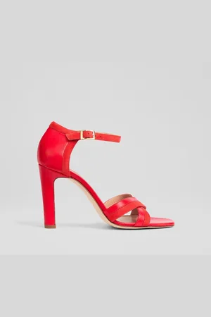 LK Bennett Lennon Suede & Nappa Colour Block Sandalseu355