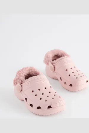 Next Chaussons sabots doublés de fausse fourrure