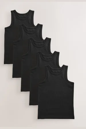 Next 100% coton de gilets 5 Lot de 1.5-16ans)11 - 12 ans (146 - 152cm)