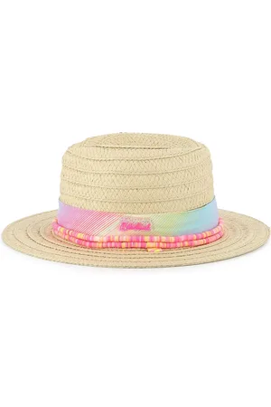 Billieblush Natural Straw Sun Hat With Logo Strap Detail8 - 10 ans (128 - 140cm)