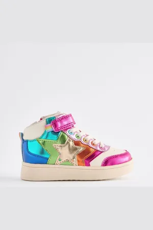 Little Bird Métallisé Rainbow Hi-Top Trainers