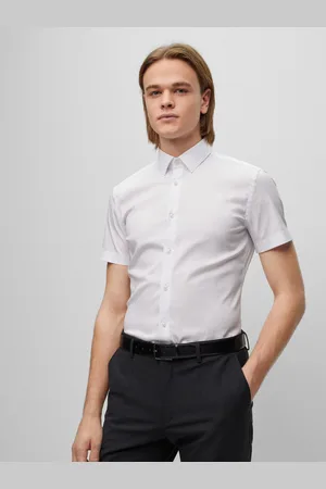 HUGO BOSS Chemises en popeline extensibles Extra Coupe Orange15dans