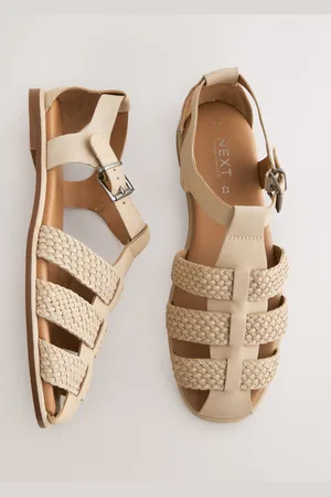 Next Sandales de pêcheur Forever Comfort en cuir rond à bout ferméeu41