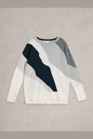 White Stuff Pull abstrait - Olive36