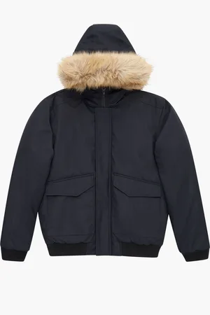 French Connection Veste courte bordée de fausse fourrureXXL