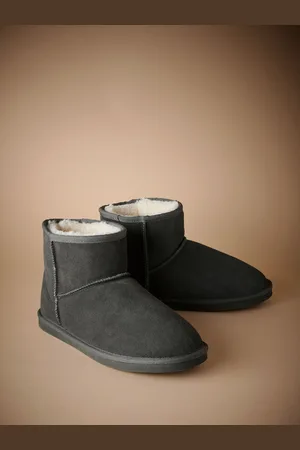 Next Signature Bottes en daim avec doublure en fausse fourrure