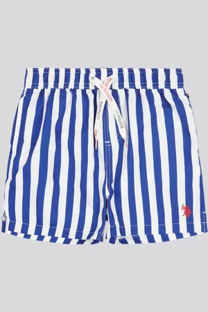 U.S. Polo Assn. US Polo Assn. Short de bain garçon rayé140146cm