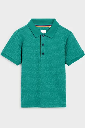 Paul Smith Garçons Manches courtes Signature Jacquard 100% Coton Polos9 - 10 ans (134 - 140cm)