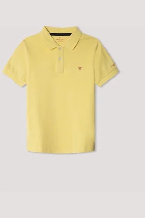 Hackett London Older Boys Yellow 100% Cotton Polo Shirt146152cm