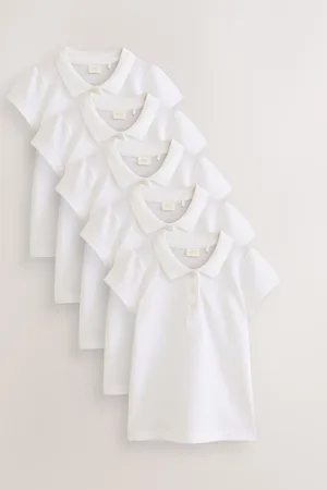 Next 100% Coton Manches courtes Polos 5 Lot (3-16ans)3 ans (98cm)