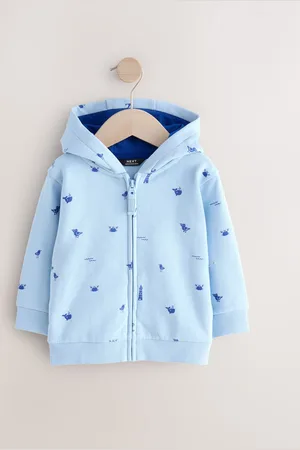 Next 100% Cotton All Over Print Zip Through Hoodie (3mths-7yrs)5 - 6 ans (110 - 116cm)