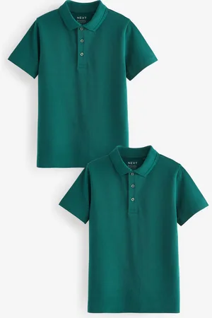 Next École de coton Manches courtes 100% Coton Polo Shirts (3-16ans)7 ans (122cm)