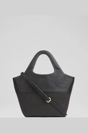 LK Bennett Carly Paper Fabric Blend Cross-Body Tote Bagun
