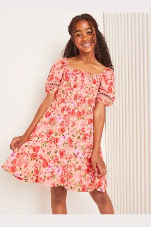 Lipsy London Peignoir effet froissé en jersey à col carré (516ans)9 ans (134cm)