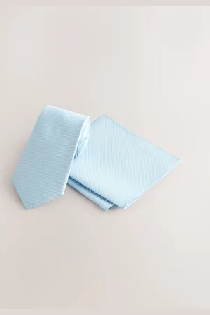 Next Textured Tie And Pocket Sqaure SetTAILLE UNIQUE