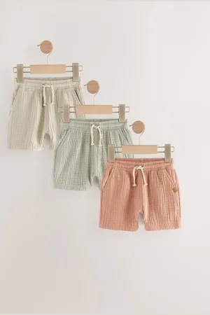 Next Short texturé doux 3 Lot de (3mois-7ans)9298cm