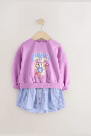 Next Long Sleeve Shirt Sweat Dress (3mths-7yrs)3 - 4 ans (98 - 104cm)