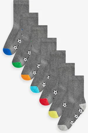 Next Paquet de chaussettes rembourrées en coton riche 7UK 9-12 Jnr
