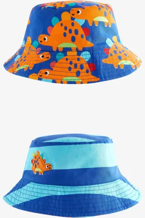 Next Imprimé Réversible Bucket 100% Cotton Chapeaux (3mths-6yrs)3 - 9 Mois (62-74cm)