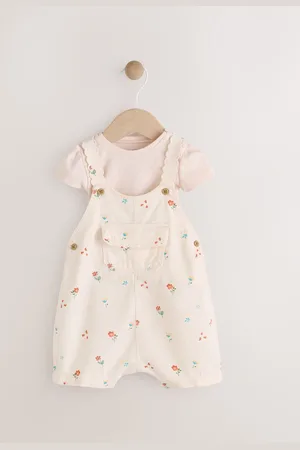Next Short Sleeve/ Leg Baby Dungarees Set (0mths-2yrs)8692cm