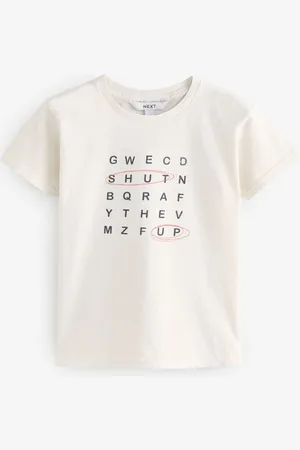 Next T-shirt 100% coton fantaisie Crosscross Graphic Manches Courtsxsmall