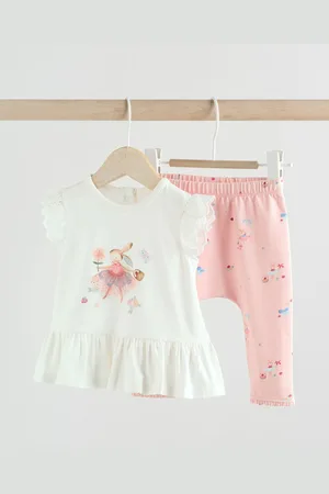 Next Cherry Short Sleeve Baby Top & Shorts Set 2 Piece50cm