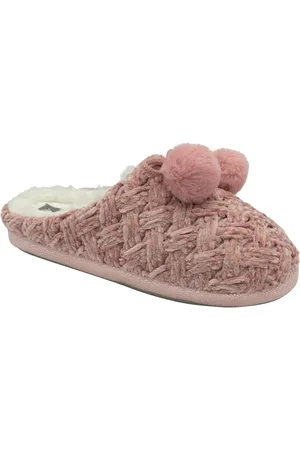 Dunlop Chaussons mules Ladies en maille à bout fermé