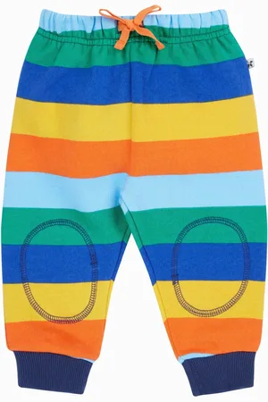 Frugi Baby Rainbow Snuggle 100% Cotton Joggers98104cm