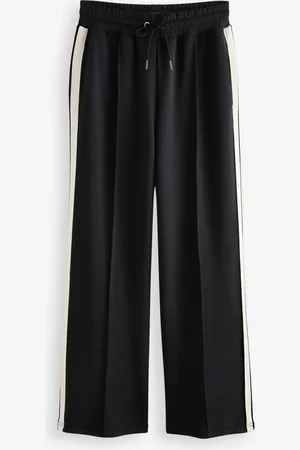 Next Pantalon de survêtement Slinky à jambe large coordonné à rayures latéralesS