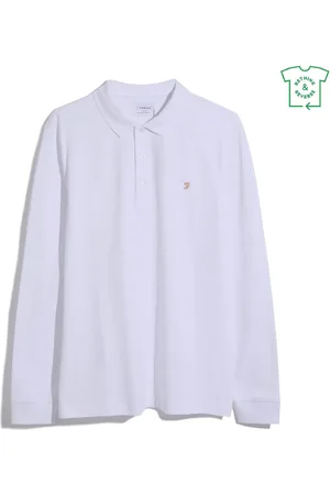 Farah Polo Blanes à manches longuesS