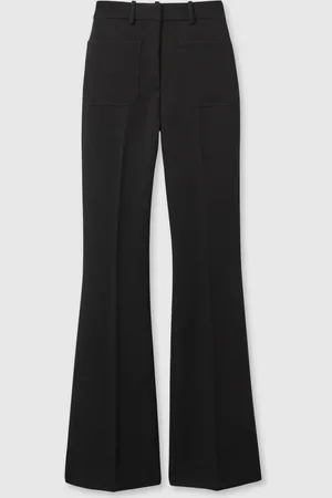 Reiss Priya Twill High-Rise Flared Pantalons
