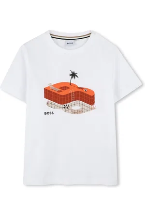 HUGO BOSS Logo Vehicle Graphic Short Sleeve T-Shirt8 ans (128 cm)