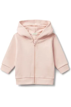 Benetton Baby Zip-Up Hooded Animal Print 100% Cotton Hoodie6 - Mois 9 (68 - 74cm)