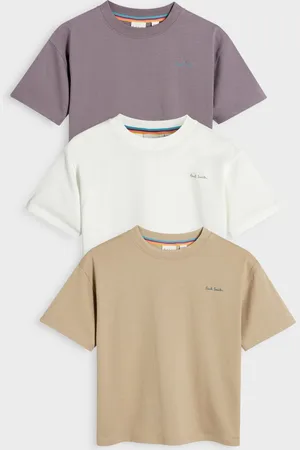 Paul Smith Garçons Signature 100% T-shirt en coton 3 Lot8 ans (128 cm)