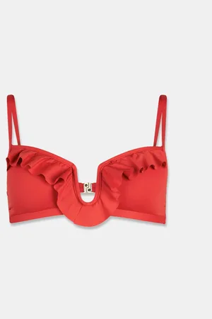 mint&berry Frill Plunge Bikini Top42