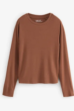 Next T-shirt côtelé doux à manches longues avec TENCEL LyocellXS