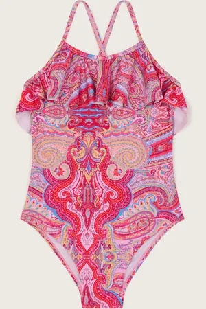 Monsoon Paisley Frill Swimsuit146152cm