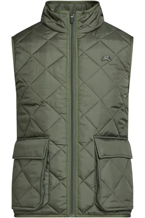 Raging Bull Gilet matelassé à poches plaquées - Vert4XL